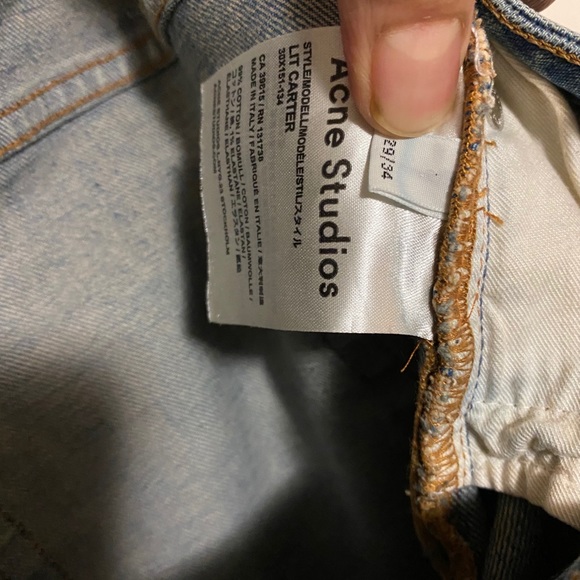 Acne Studios Lit Carter denim - Picture 4 of 6